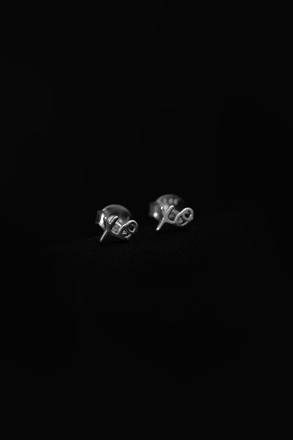 The XO-XO earrings - silver plated - Image 3